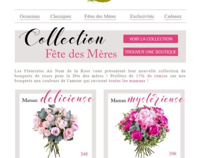 Campagne Au nom de la rose