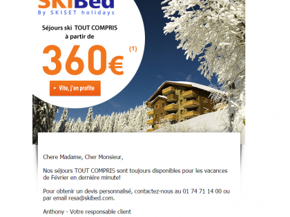 Campagne SkiBed
